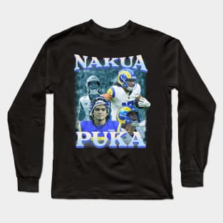 Puka Nacua Vintage Style Long Sleeve T-Shirt